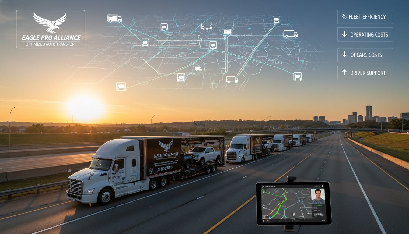 AI Routing for Pickup Truck Auto Transport: Enhancing Efficiency for New Jersey Fleets