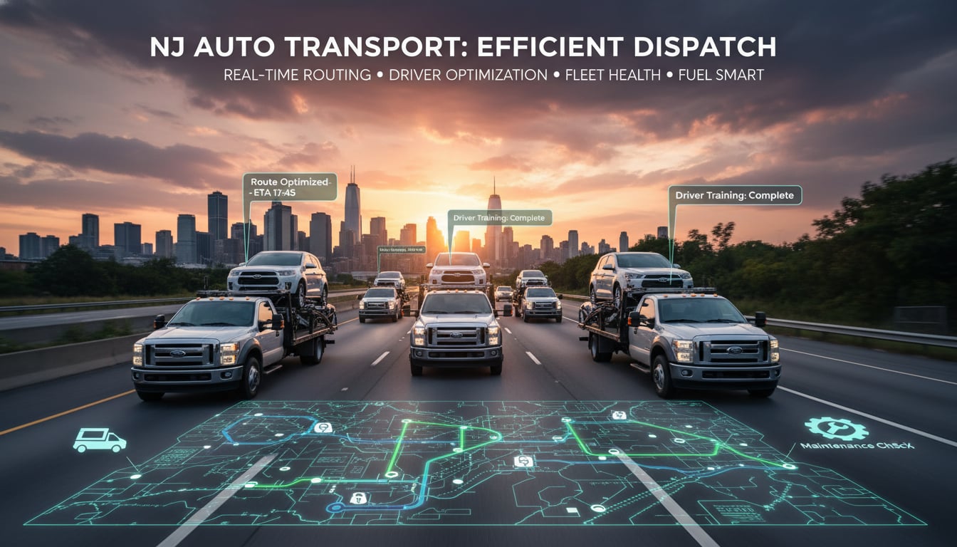 Dispatch Systems for Pickup Truck Auto Logistics: Enhancing Efficiency in New Jersey’s Auto Transport Industry