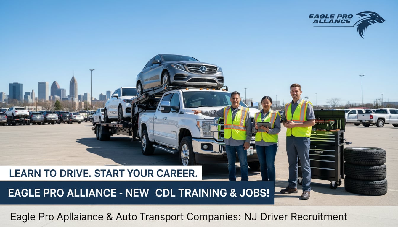 How Auto Transport Companies Recruit CDL Drivers for Pickup-Truck Fleets in New Jersey