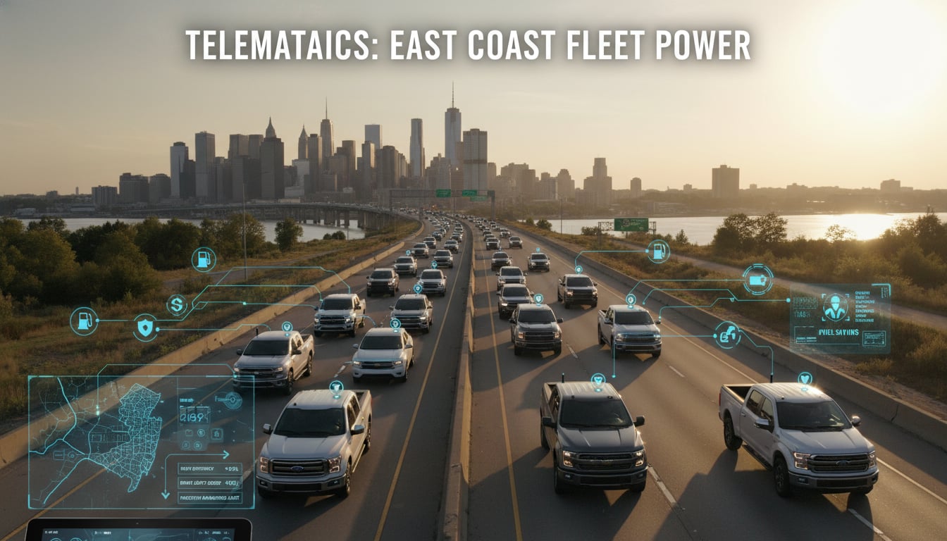 Telematics for Pickup Truck Fleets on the East Coast: Boosting Efficiency in Auto Logistics