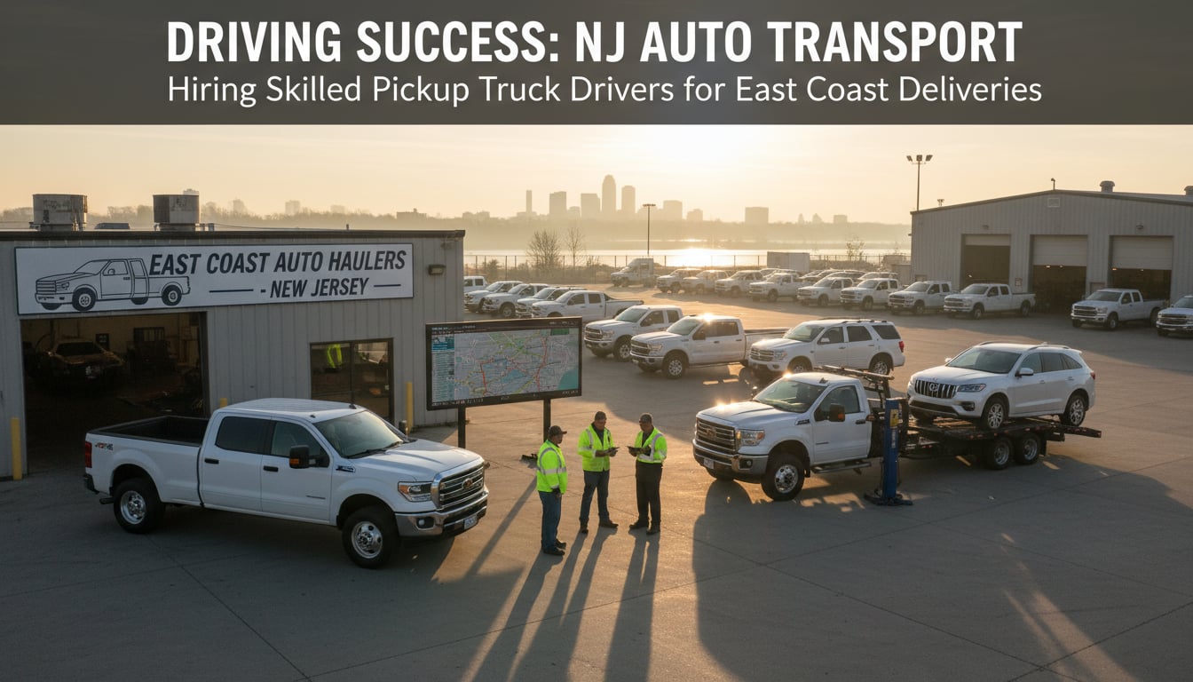Hiring Pickup Truck Drivers for Auto Transport Companies: A New Jersey Perspective