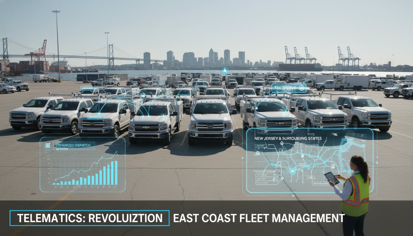 Telematics for Pickup Truck Fleets on the East Coast: Optimizing Auto Logistics in New Jersey