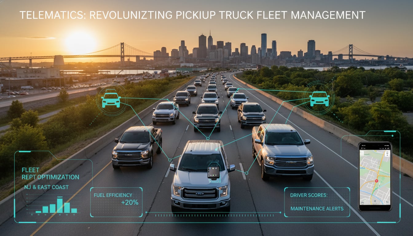 Telematics for Pickup Truck Fleets on the East Coast: Enhancing Efficiency in New Jersey Auto Logistics