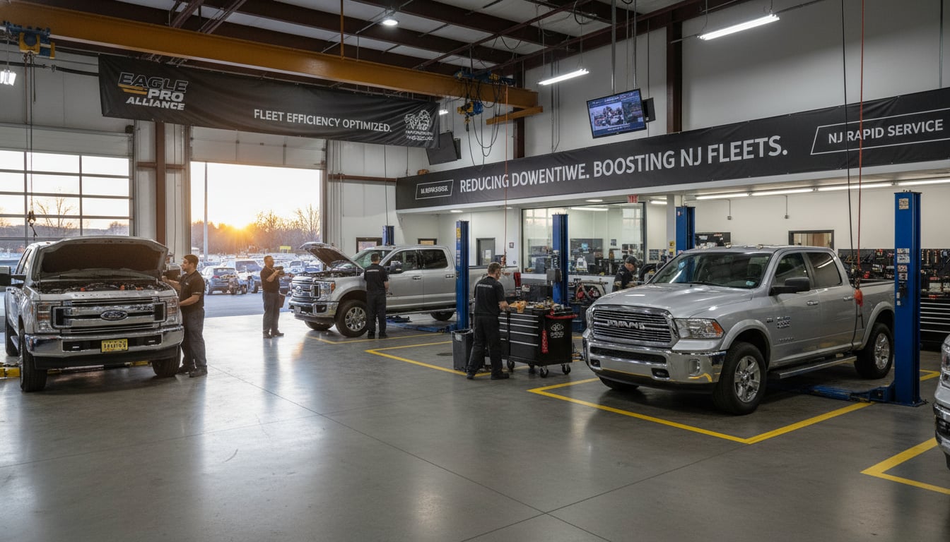 Reducing Downtime With Truck Service Centers in New Jersey: Maximizing Pickup-Truck Fleet Efficiency
