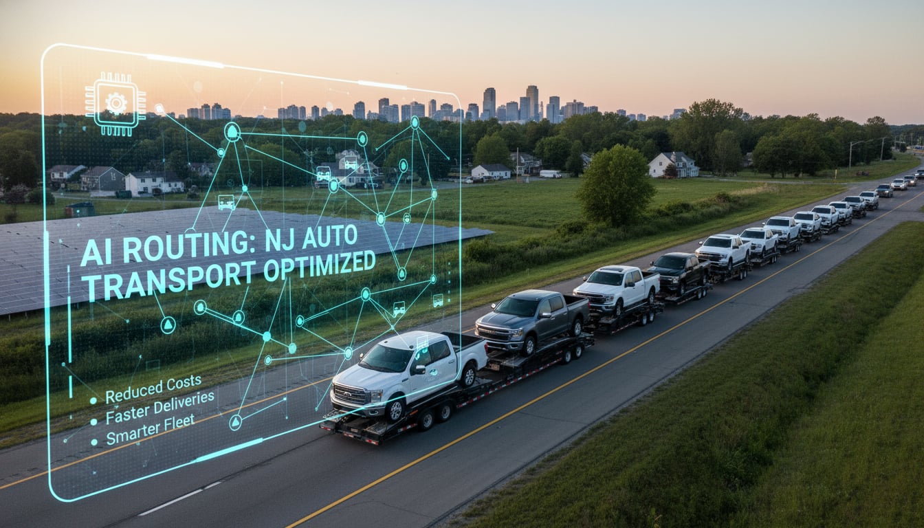 AI Routing for Pickup Truck Auto Transport: Enhancing Efficiency in New Jersey’s Auto Logistics Industry