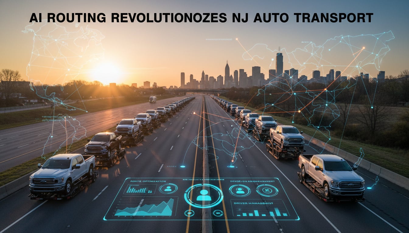 AI Routing for Pickup Truck Auto Transport: Enhancing Efficiency in New Jersey’s Auto Logistics Industry