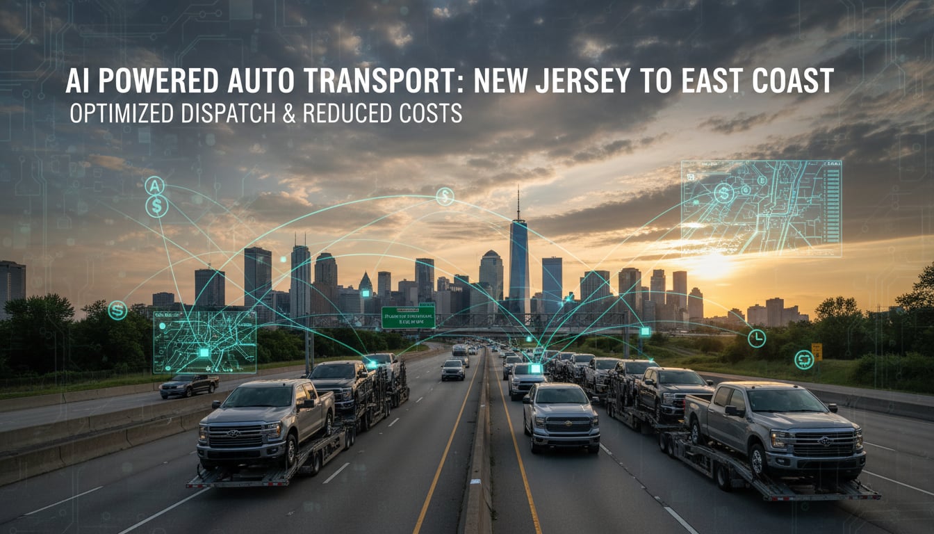 AI Routing for Pickup Truck Auto Transport: Boosting Fleet Efficiency in New Jersey