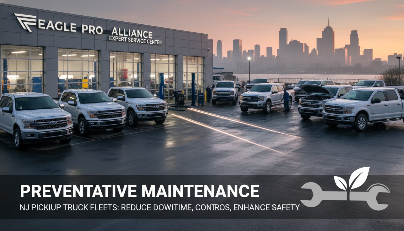Preventative Maintenance Tips From Our Service Center for Pickup Trucks: Maximizing Fleet Efficiency in New Jersey