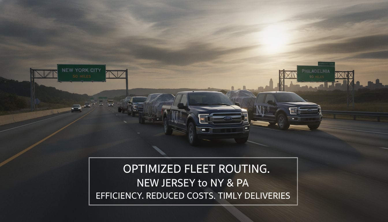 Optimizing Fleet Routing Across New York and Pennsylvania Highways for Pickup-Truck Auto Logistics