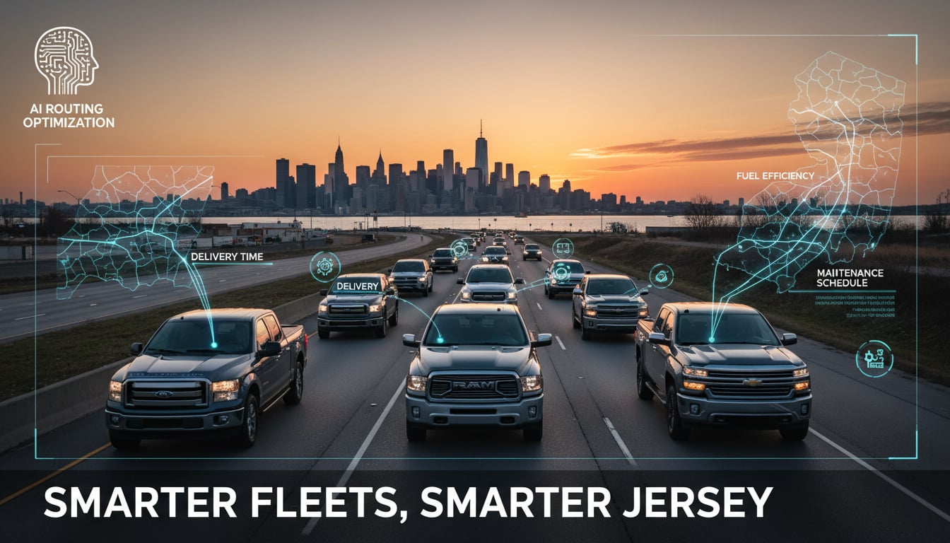 AI-Driven Routing Strategies for East Coast Pickup Truck Fleets