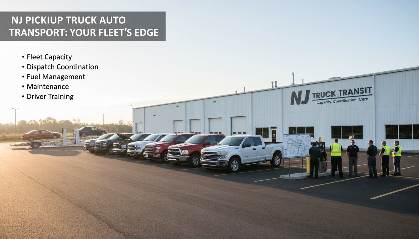 Choosing the Best Pickup Truck Auto Transport Company in New Jersey: A Practical Guide for Auto Logistics Professionals