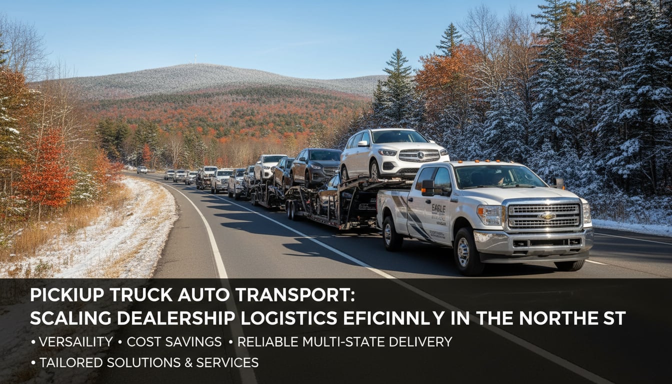 How Pickup Truck Auto Transport Scales Northeast Dealership Logistics