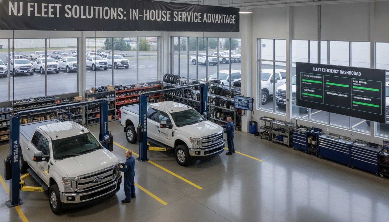 The ROI of In-House Service Centers for Commercial Pickup Fleets in New Jersey