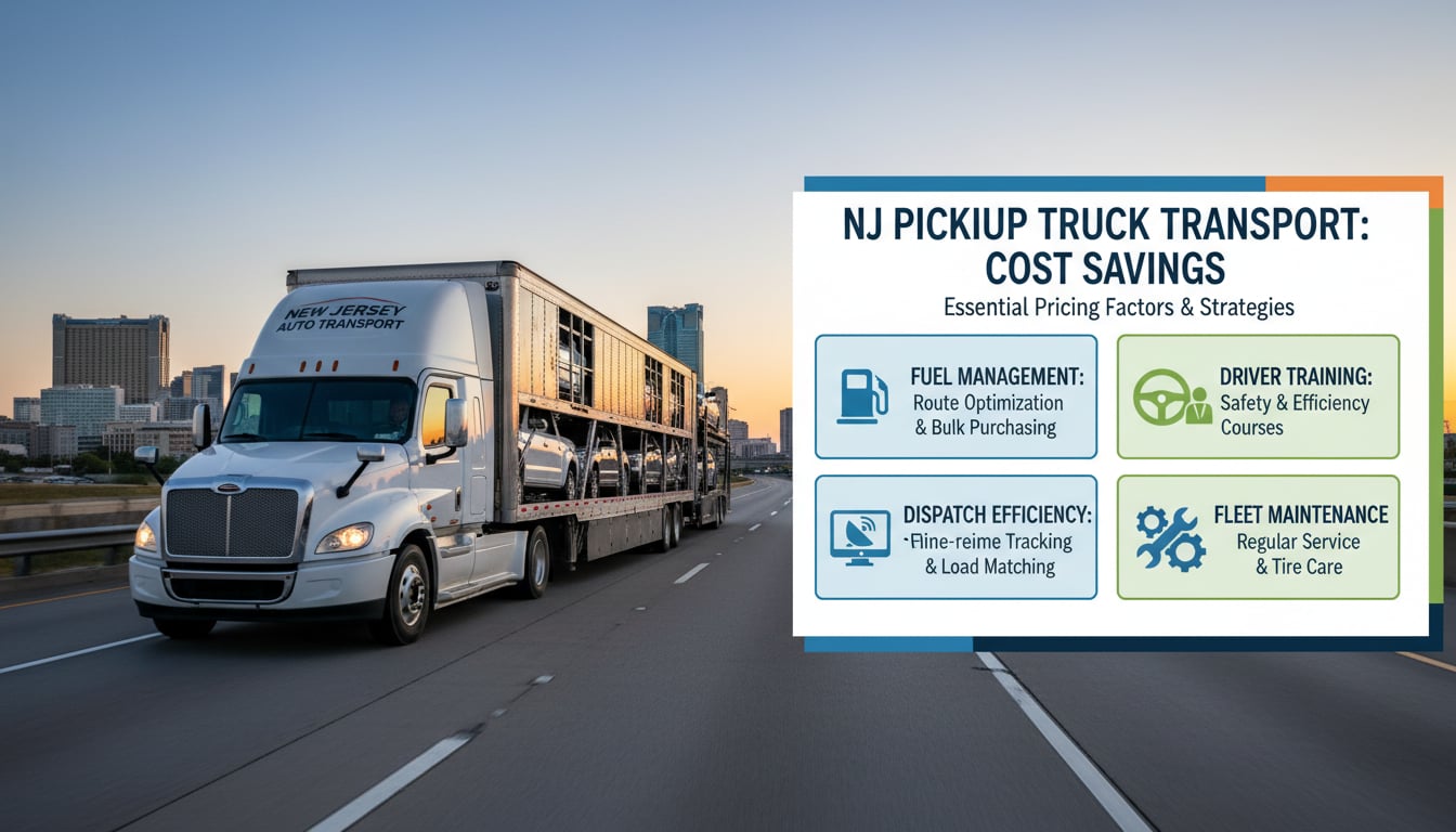 Pickup Truck Auto Transport Pricing and Cost Guide for 2026: A Practical Overview for New Jersey Fleets