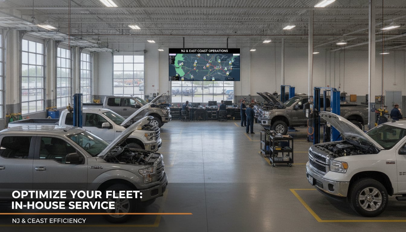 Why In-House Truck Service Center Maintenance Reduces Auto Fleet Downtime