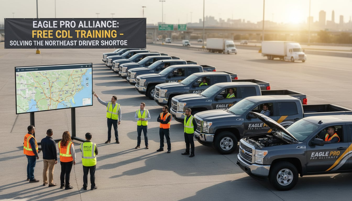 How Free CDL Training for Drivers Solves Northeast Logistics Shortages