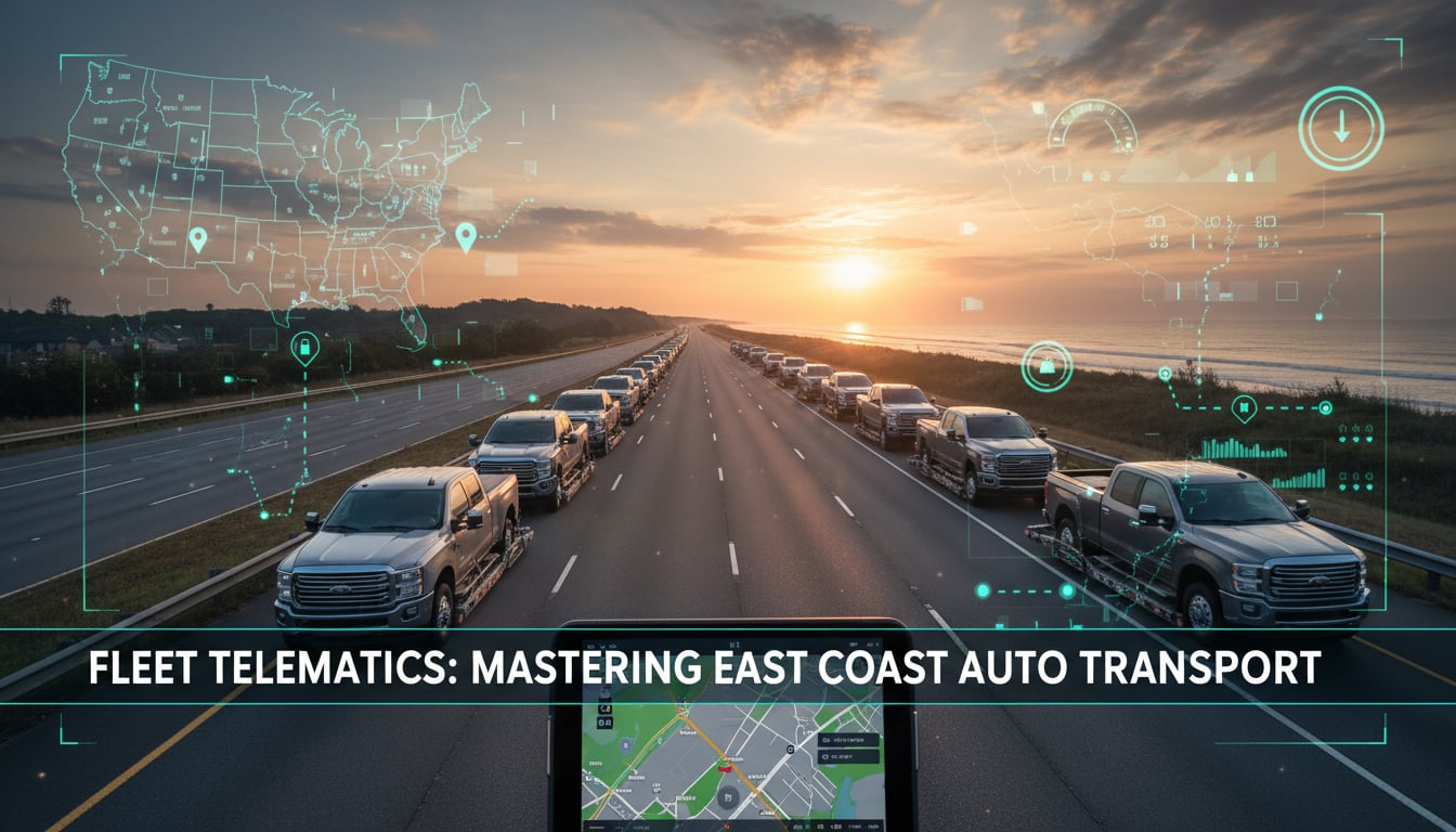 Why Fleet Telematics Drives Efficiency in East Coast Car Hauling