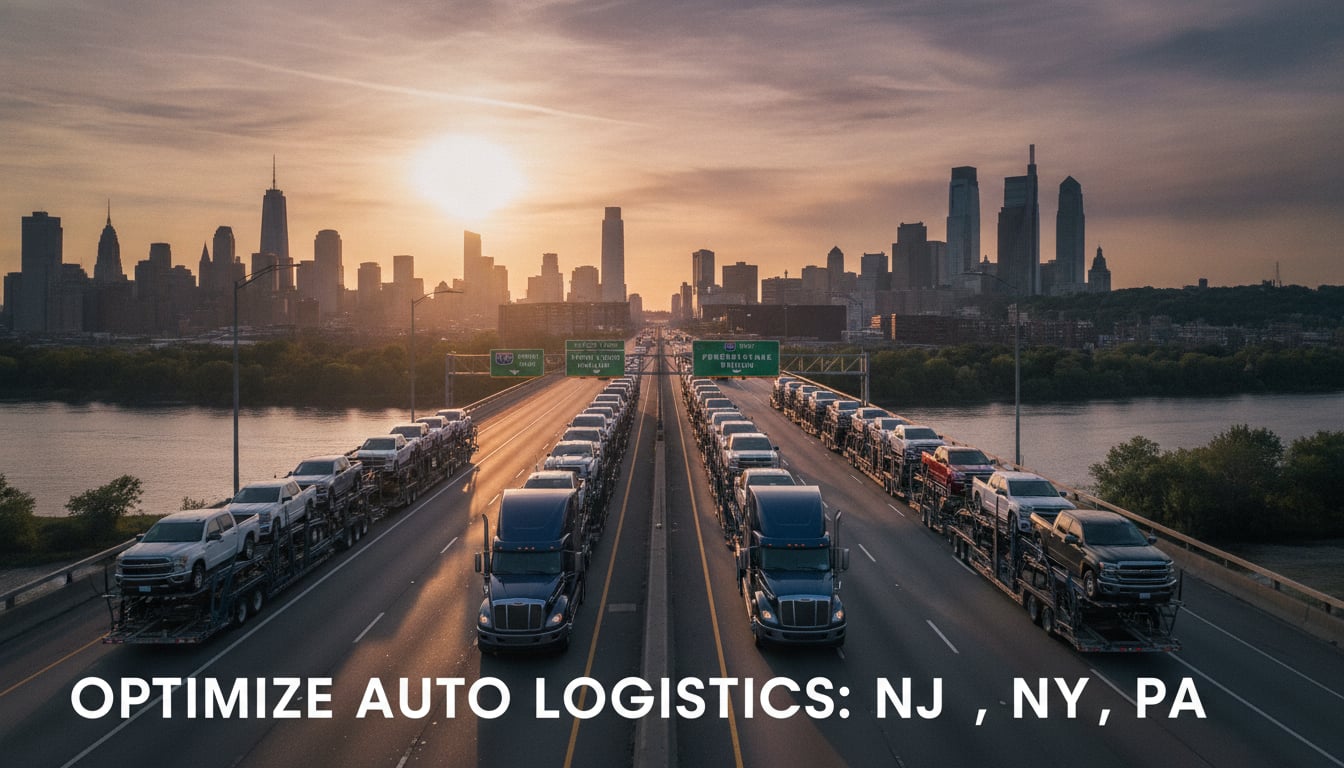 Streamlining Vehicle Logistics Between New Jersey, New York, and Pennsylvania: A Practical Guide for Auto Transport Companies