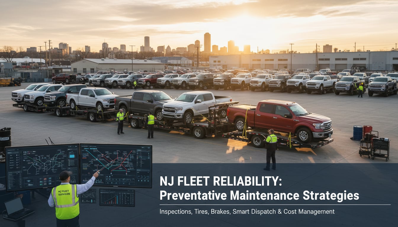 Preventative Maintenance Strategies for Pickup Truck Auto Transport Fleets in New Jersey