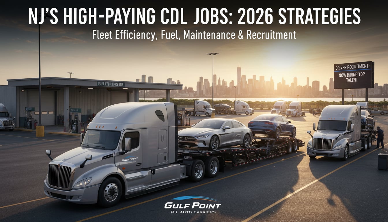 High-Paying CDL Driver Jobs in New Jersey: 2026 Hiring Guide for Auto Logistics Companies
