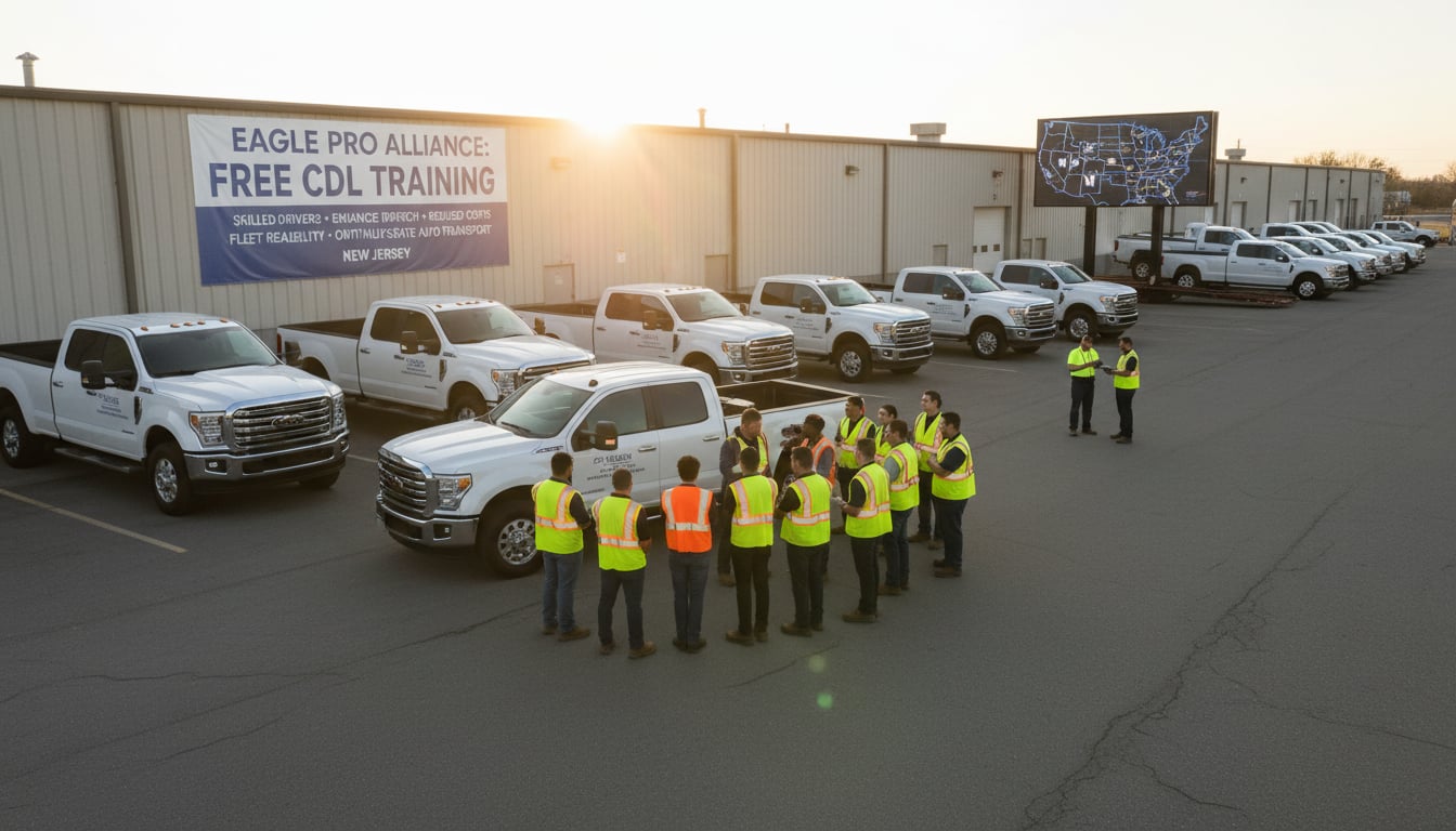 Free CDL Training for Drivers Launching Auto Transport Careers: How It Powers Pickup Truck Fleets in New Jersey